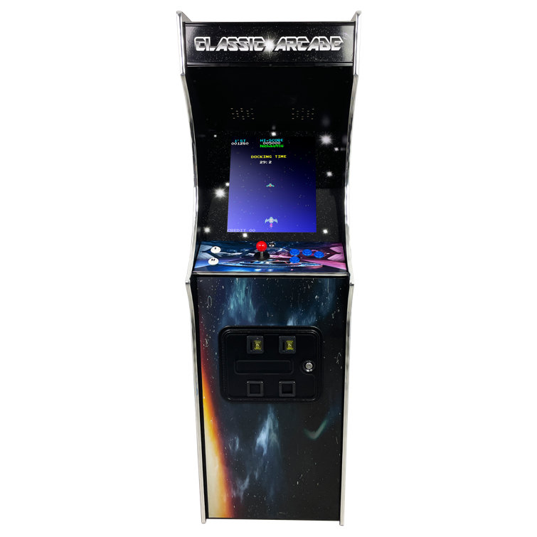 Game Classics Arcade Machine Full Size With 60 Premium Classic Arcade Video Games, Commercial